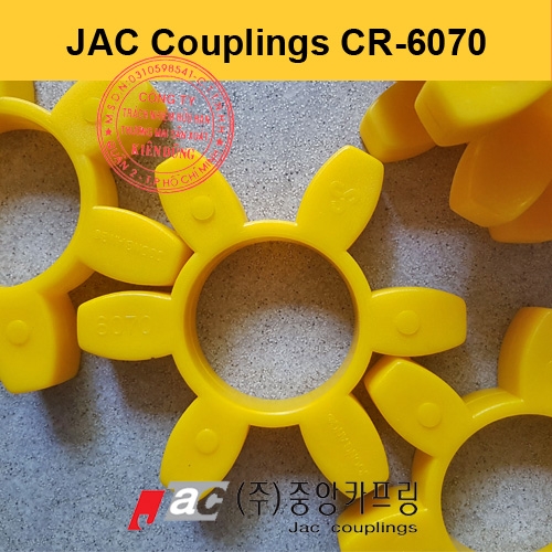 Đệm hoa mai JAC CR-6070 cho khớp nối JAC Couplings Hàn Quốc Yellow Band