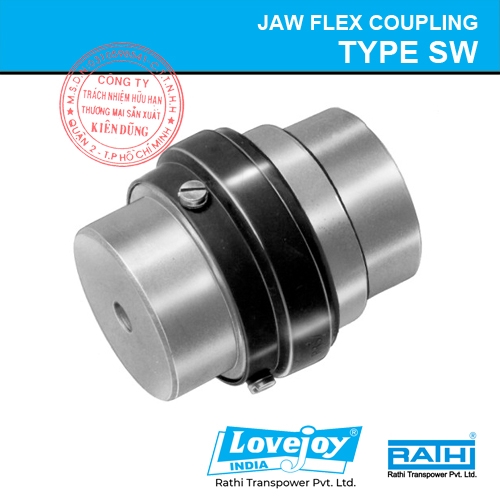 Trọn bộ khớp nối Type SW Rathi Lovejoy Jaw Flex Coupling Kiên Dũng