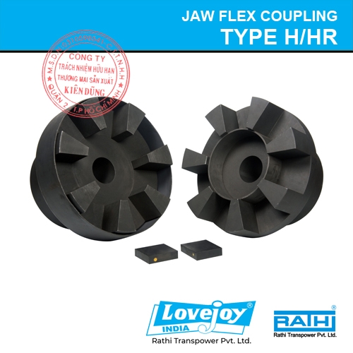 Trọn bộ khớp nối Type H/HR Rathi Lovejoy Jaw Flex Coupling Kiên Dũng