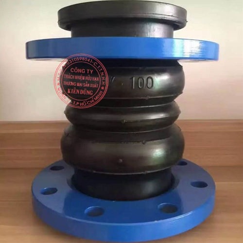 Khớp nối co giãn cao su NBR Twin Sphere Rubber Expansion Joint 2