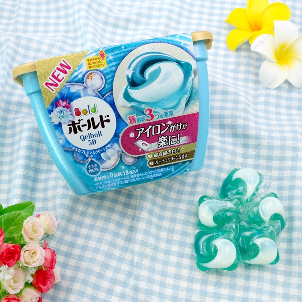 Hộp 18 viên giặt xả Gel Ball Ariel 3D