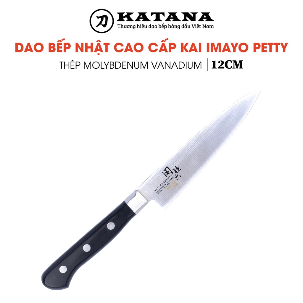 Dao bếp Nhật cao cấp KAI Imayo Petty - Dao gọt hoa quả AB5436 (120mm)