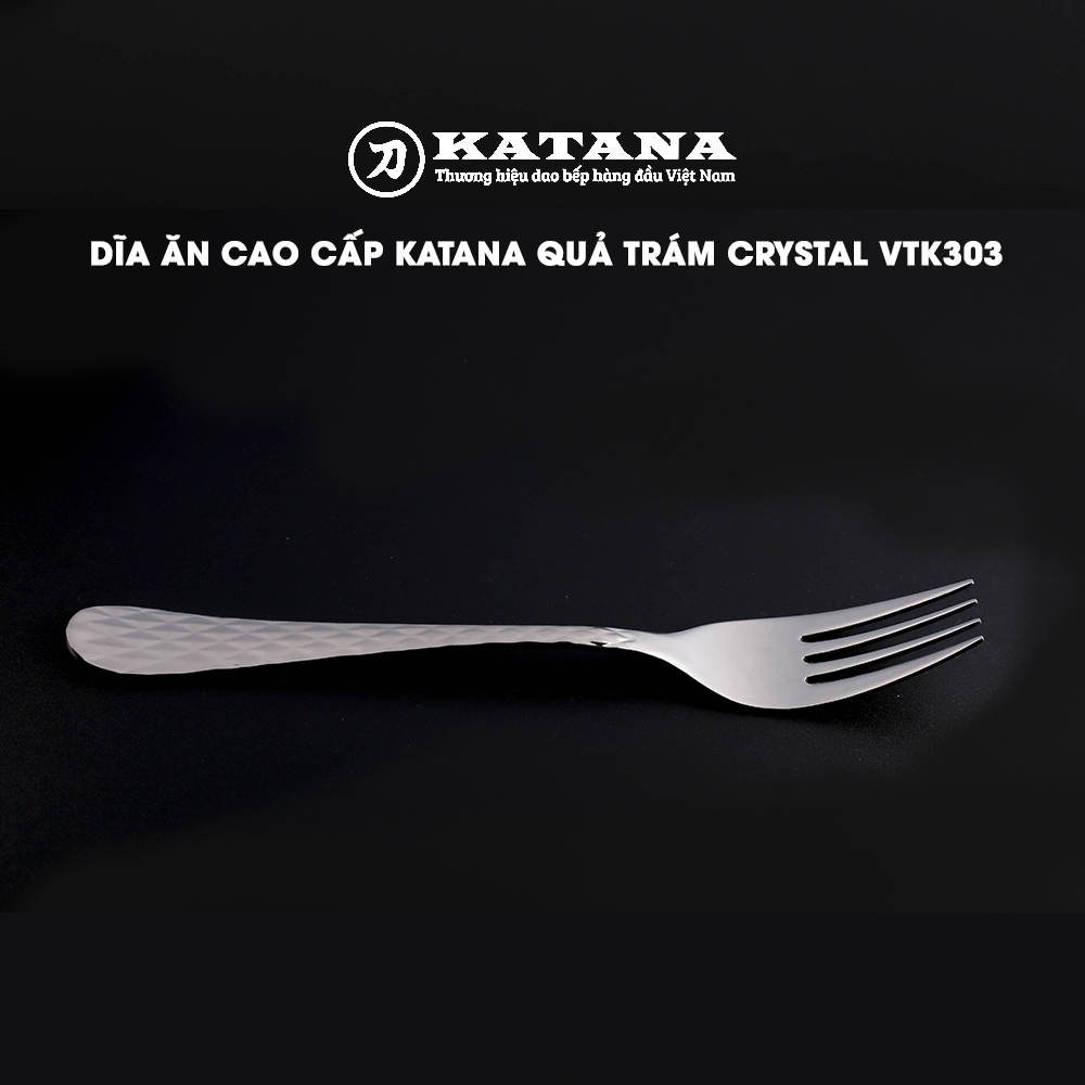 Dĩa ăn cao cấp KATANA quả trám Crystal VTK303