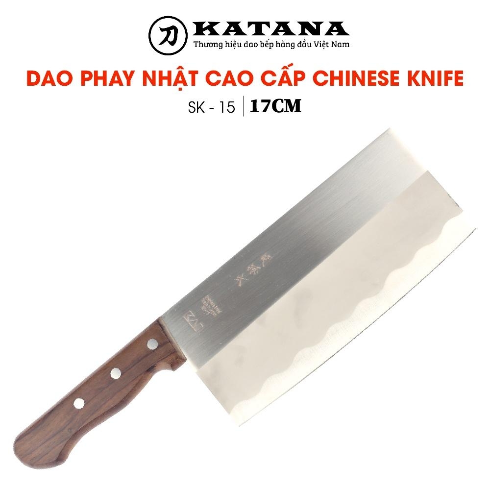 Dao Phay Nhật cao cấp KAI Chinese Knife SK-15 - Dao phay bản to BE0067 (200mm)
