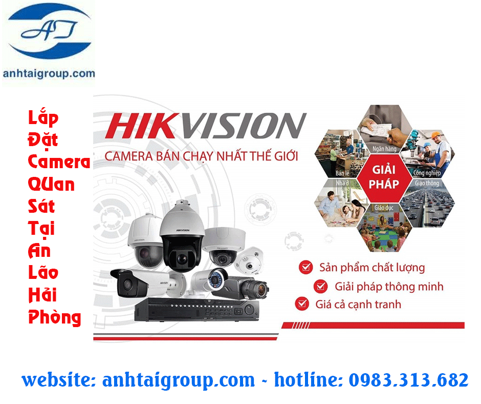 Lắp đặt camera quan sát tại An Lão - Hải Phòng