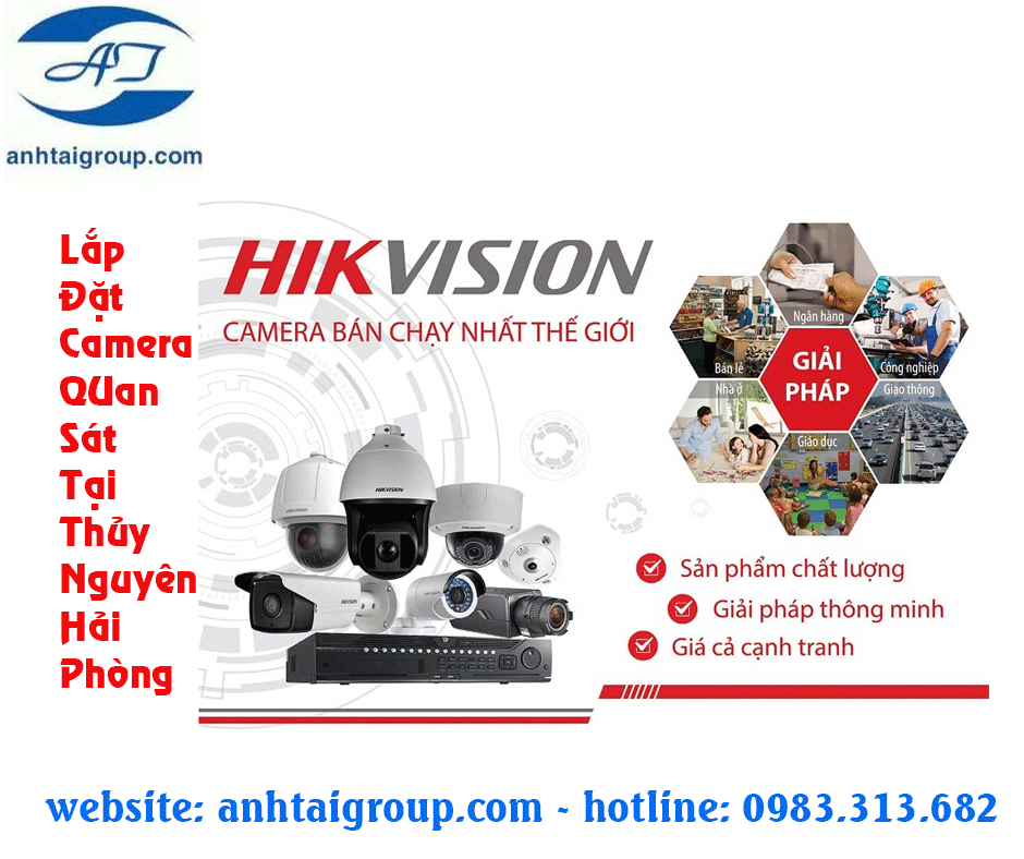 Lắp đặt camera quan sát tại Thủy Nguyên - Hải Phòng