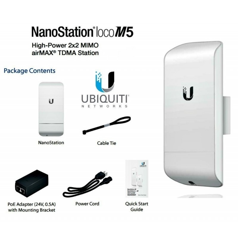 Thiết bị UBIQUITI  NanoStation Loco M5