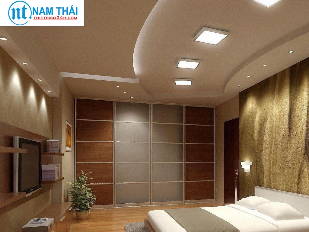 Đèn LED Maxlight Ốp thủy tinh vuông to