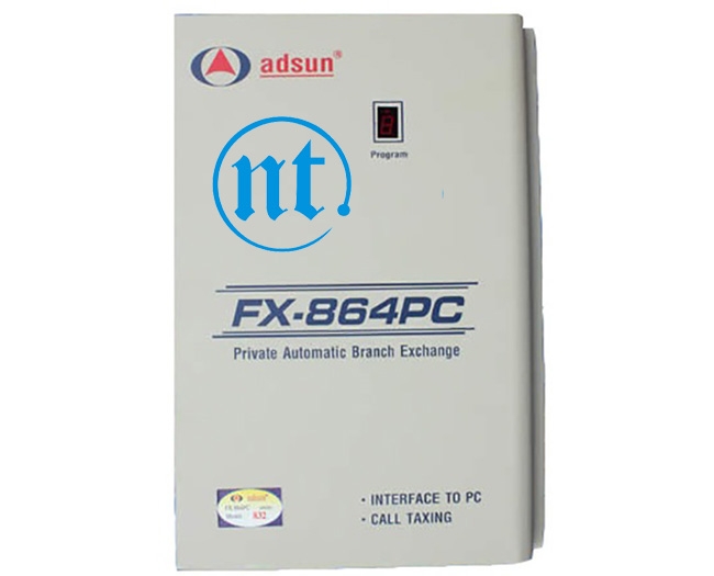 Tổng đài ADSUN FX864PC 8 trung kế 56 nhánh