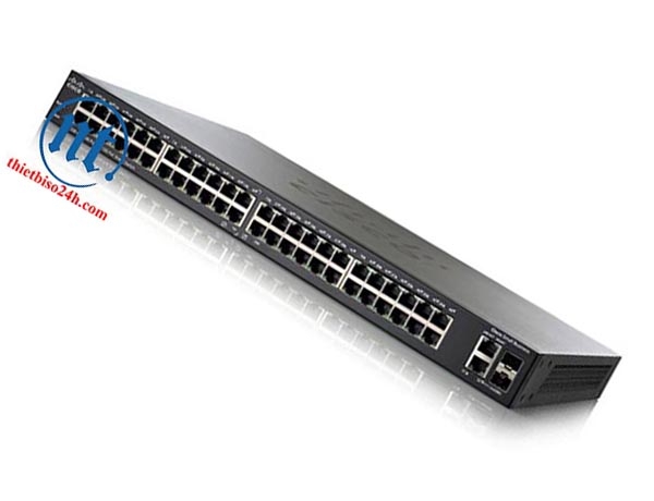 Thiết bị chia mạng Cisco SLM248PT-G5 SF200-48P POE - Switch thông minh, Cổng quang