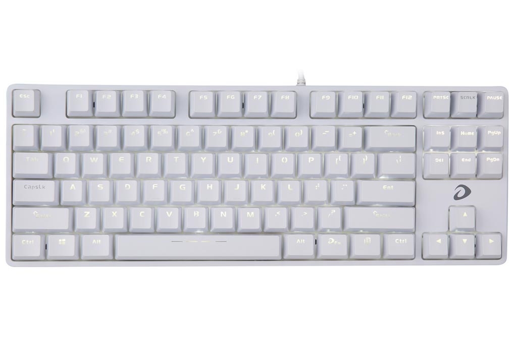 Bàn phím cơ DARE-U DK87 White Red switch