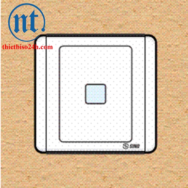 Công tắc ổ cắm Sino - Mặt 1 lỗ - S661X