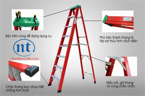 Thang cách điện chữ A Nikawa NKJ-8C