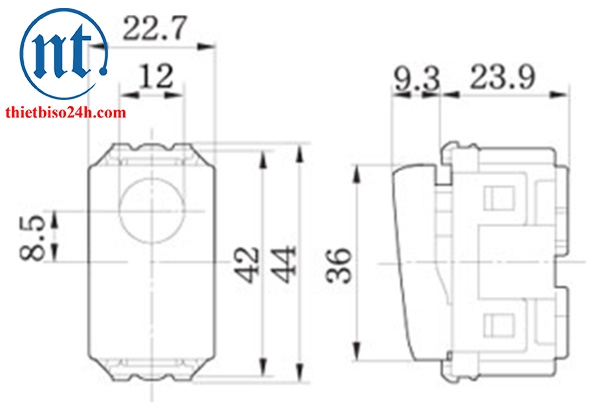 NÚT NHẤN CHUÔNG WEG5401-011