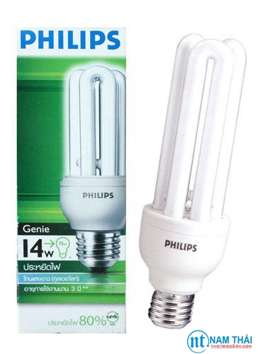 Bóng đèn Compact Philips tích hợp tương thích điện từ (EMC) Genie 14W