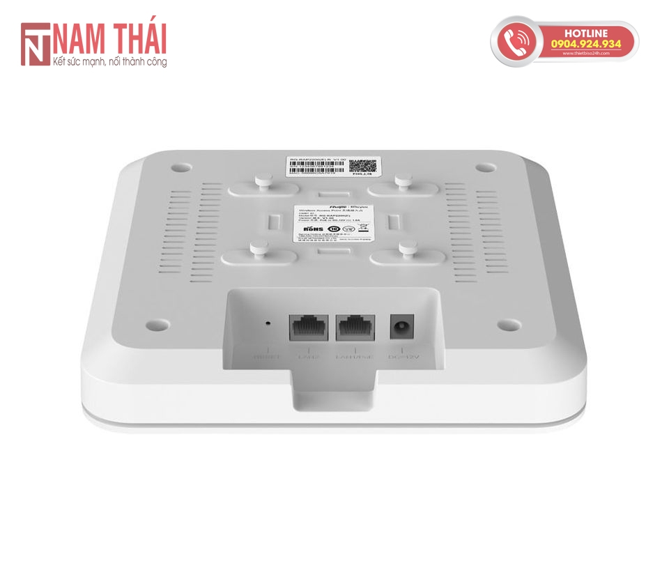 Bộ phát Wifi ốp trần gắn tường Ruijie Reyee RG-RAP2200(E)