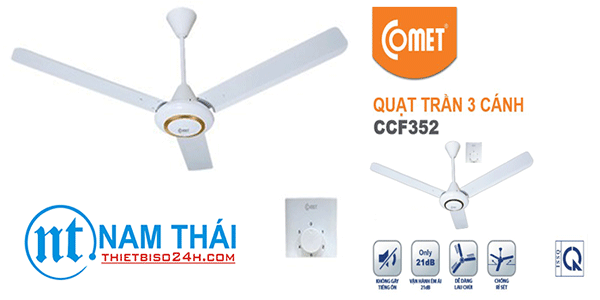 Quạt trần 3 cánh Comet (CCF352)