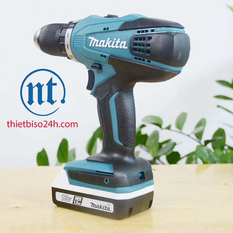 Máy khoan vặn vít dùng pin Makita DF457DWE 18V