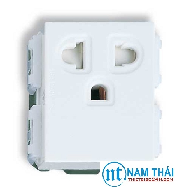 Ổ CẮM ĐƠN CÓ DÂY NỐI ĐẤT VÀ CÓ MÀN CHE - CẮM NHANH WEV1181