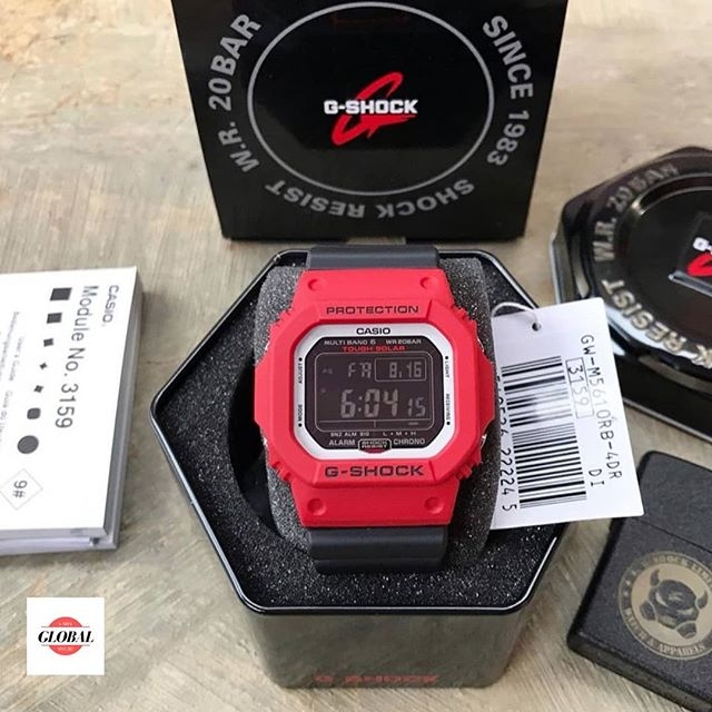 G-SHOCK GW-M5610RB-4DR REDxBLACK (NÄng lượng mặt trá»i) | GW-M5610RB-4 | TP WATCH - THE ORIGIN