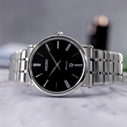 Đồng Hồ Nam Dây Thép SEIKO QUARTZ SKP393P1 | Kính SAPPHIRE | TP WATCH  PREMIUM