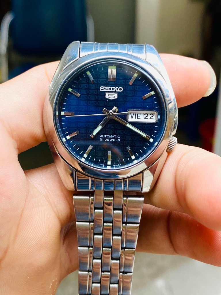 Đồng Hồ Nam Dây Thép SEIKO Automatic SNK357K1 | Kính Hardlex | TP WATCH  PREMIUM