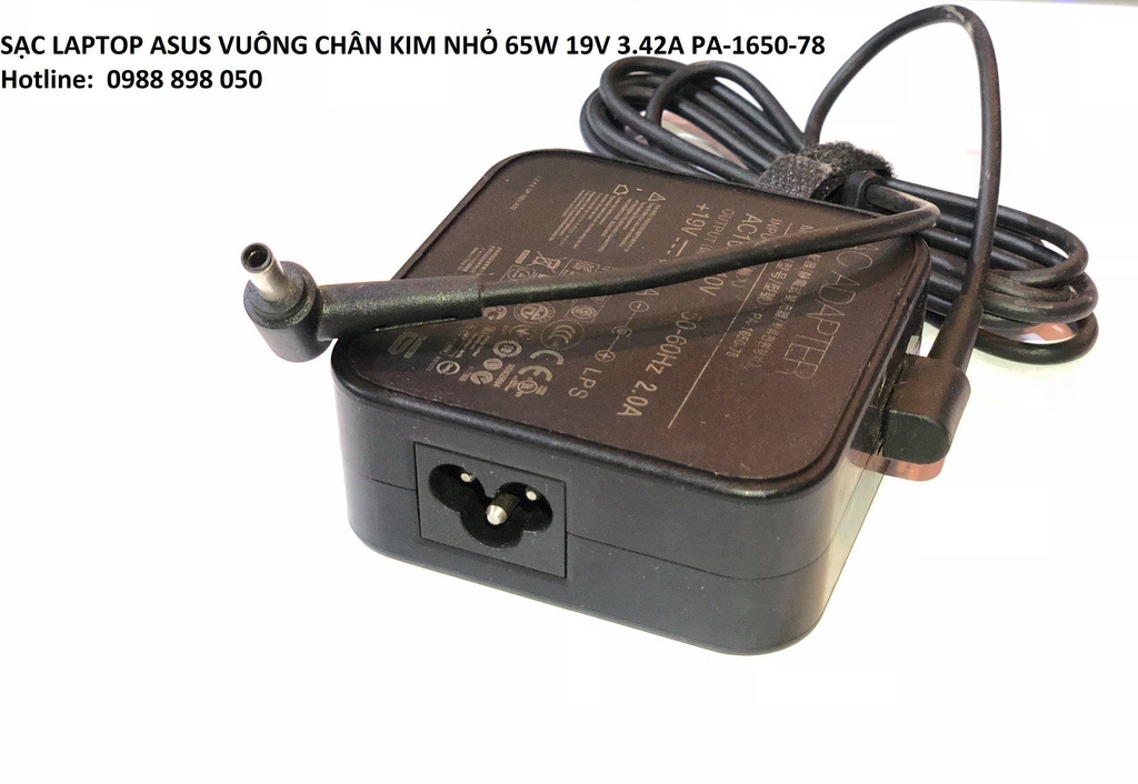 SẠC LAPTOP ASUS VUÔNG CHÂN KIM NHỎ 65W 19V 3.42A PA-1650-78 - Đại lý phụ kiện 24h SẠC LAPTOP ASUS VUÔNG CHÂN KIM NHỎ 65W 19V 3.42A PA-1650-78 - Đại lý phụ kiện 24h