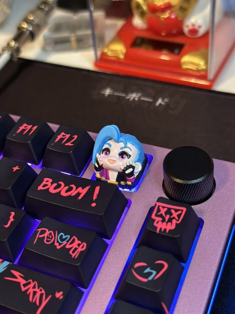 Keycap Jinx | BKsmart | League of Legends | LoL | Keycap Bàn phím cơ ...