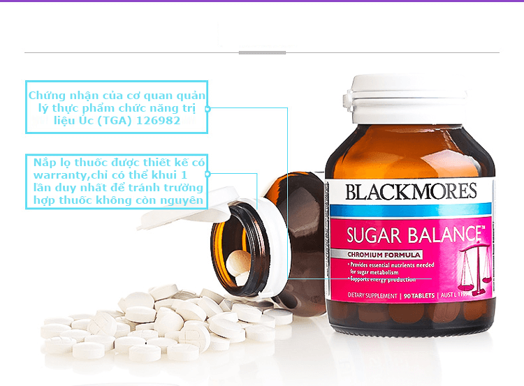 Viên uống cân bằng đường huyết Blackmores Sugar Balance 90 viên ...
