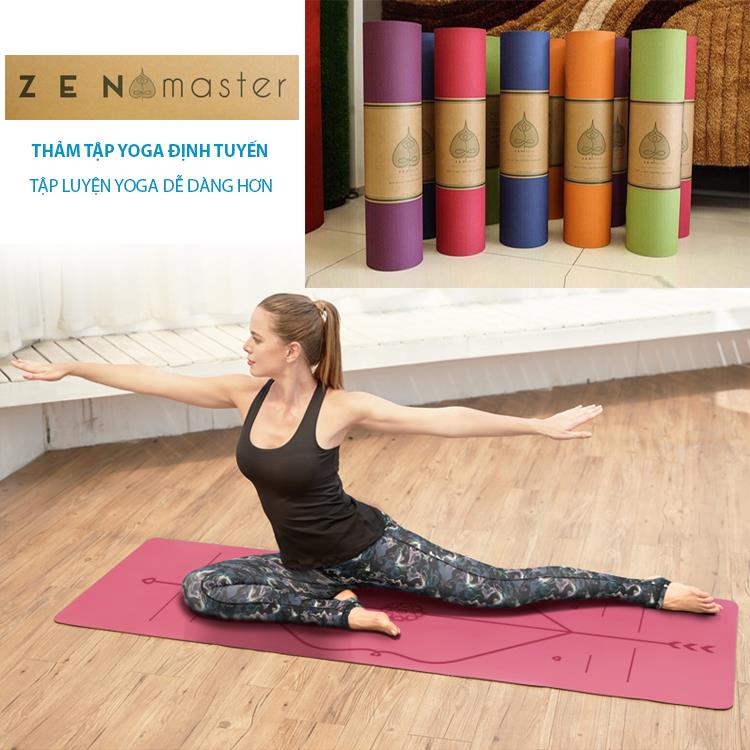Thảm tập yoga định tuyến ZEN MASTER