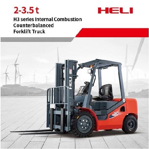 2-3.5 tons H3 series internal combustion counterbalanced forklift truck