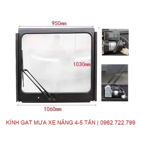 Kính gạt mưa xe nâng 4-5 tấn