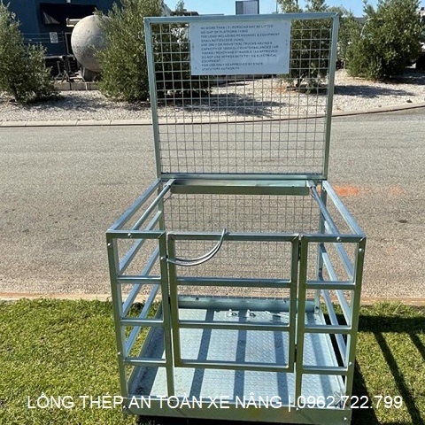 Lồng thép an toàn cho xe nâng