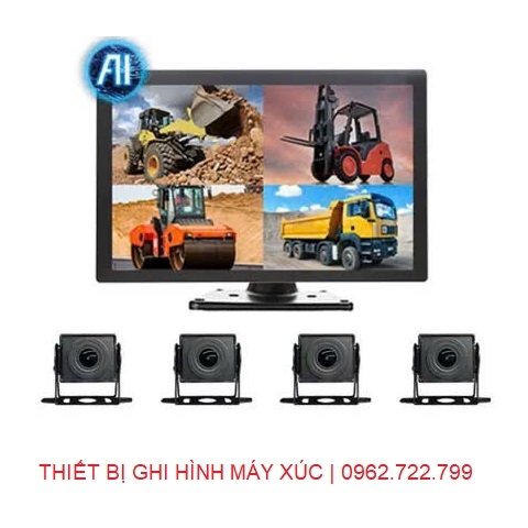 Thiết bị ghi hình trên máy xúc