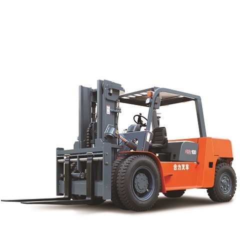 Xe nâng dầu diesel 10 tấn làm việc trong container CPCD100-CU5 H2000 series