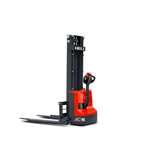 Xe nâng điện lithium 1.6 tấn chân rộng dùng cho pallet 01, 02 mặt CDD16J-K