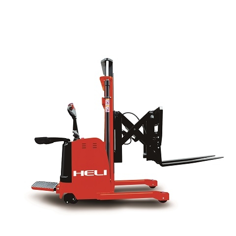 Xe nâng điện lithium 2 tấn càng cắt kéo chân rộng CQDH20R