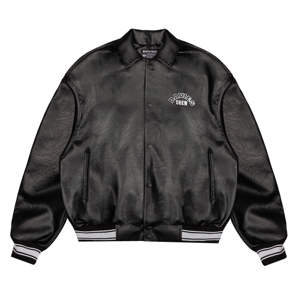 DSW Crew Varsity Leather Jacket