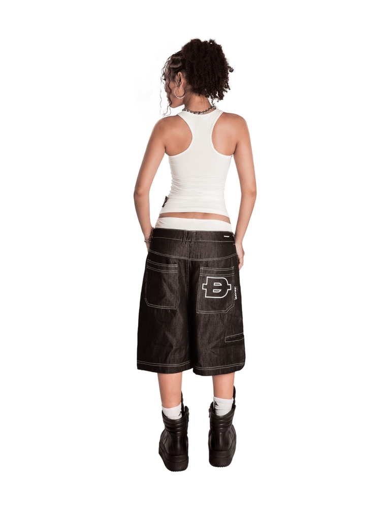 DSW Monogram Denim Short