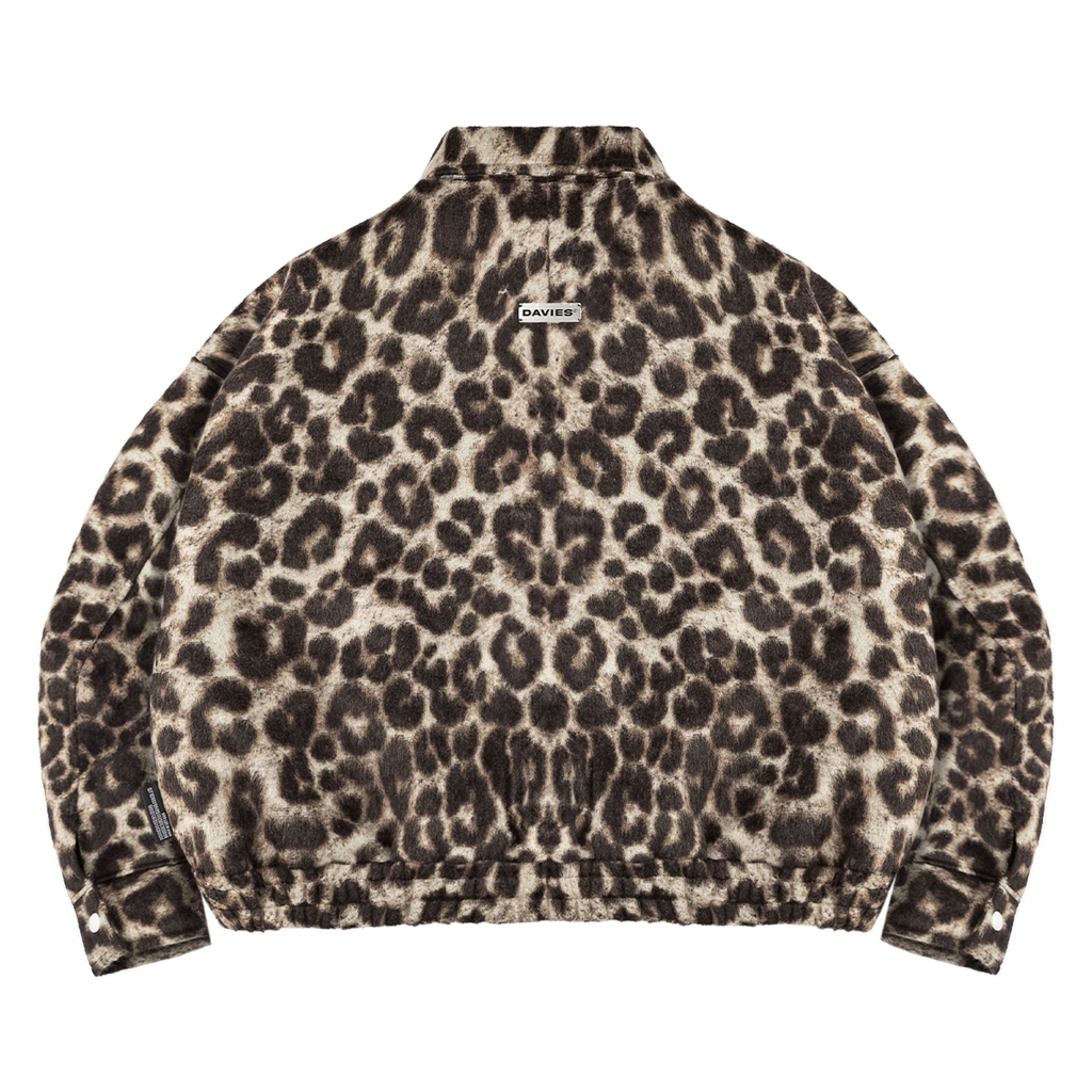 DSW Crop Bomber Jacket Classy - Leopard