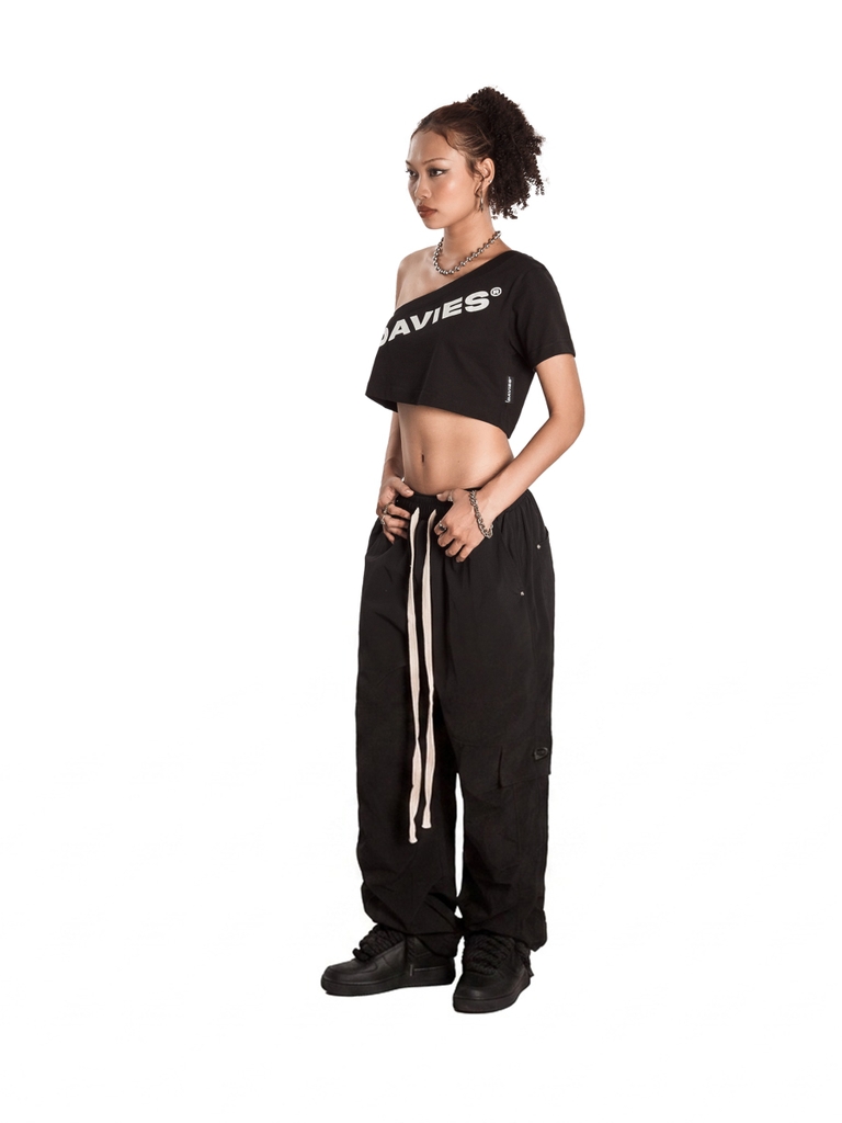DSS One Shoulder Croptop Tee