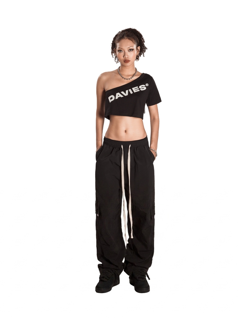 DSS One Shoulder Croptop Tee