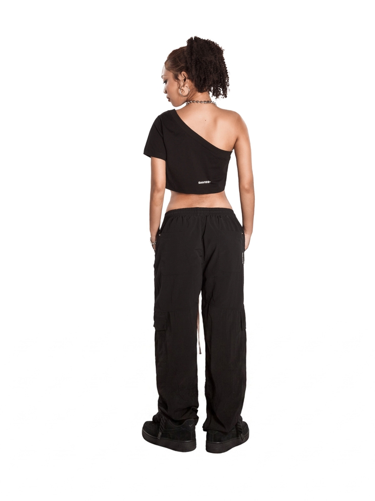 DSS One Shoulder Croptop Tee