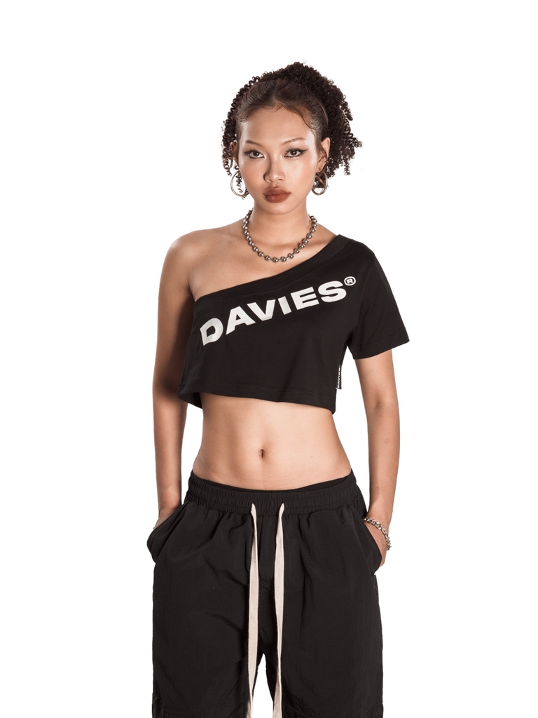 DSS One Shoulder Croptop Tee