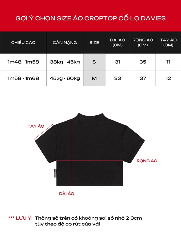 DSS High Neck Croptop Original Tee