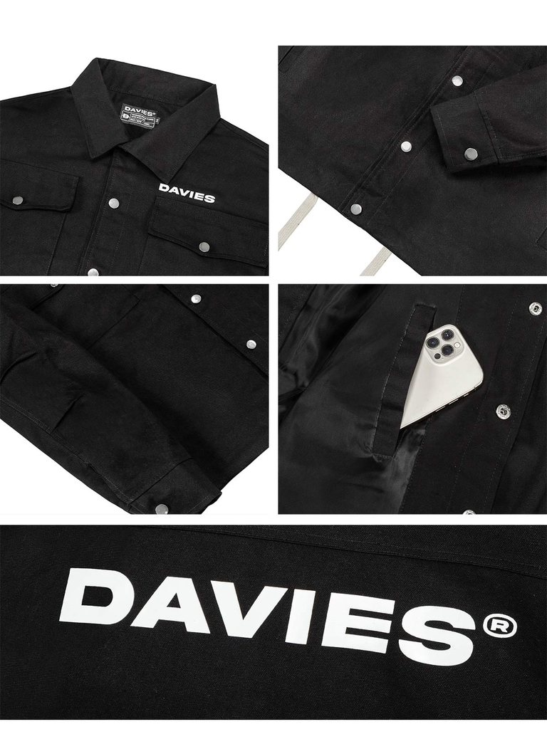 DSW Flannel Button-Up Boxy Jacket