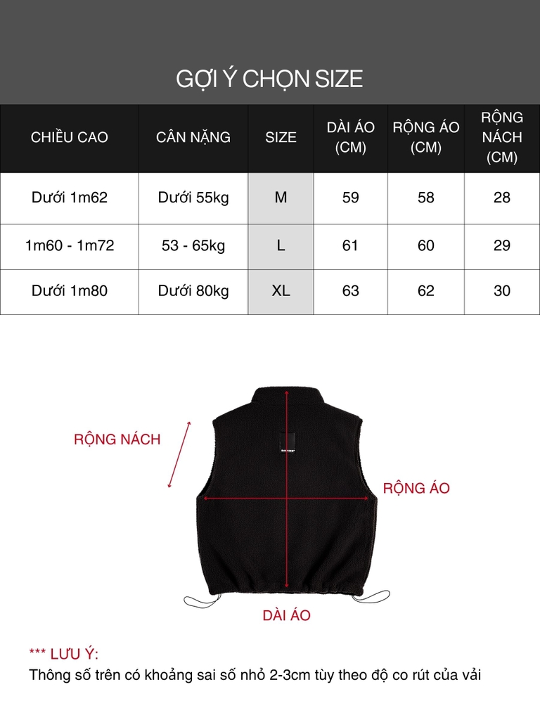 DSW Fleece Zip-Up Vest Jacket