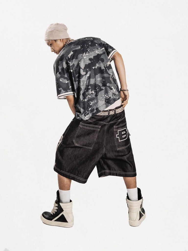 DSW Monogram Denim Short