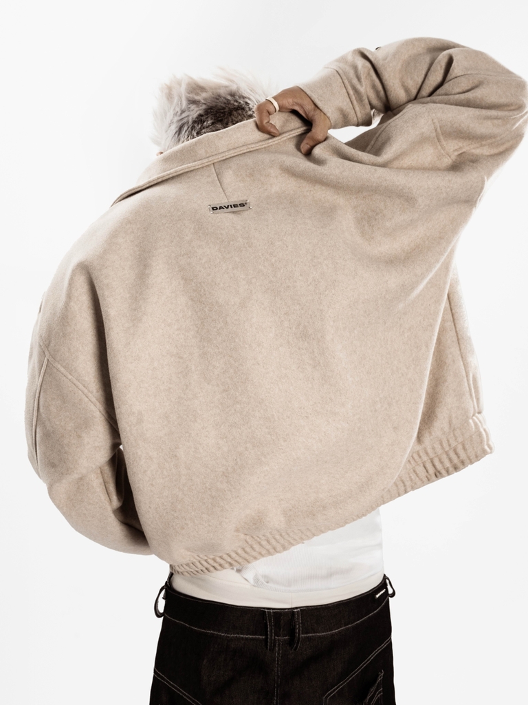 DSW Crop Bomber Jacket Classy