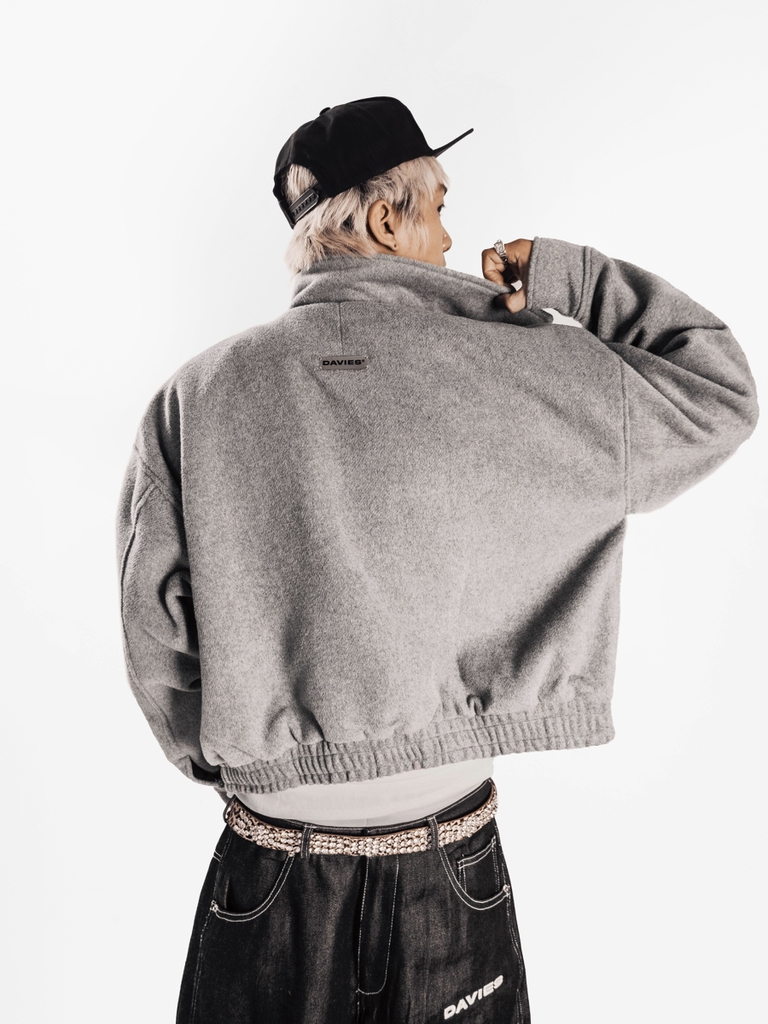 DSW Crop Bomber Jacket Classy